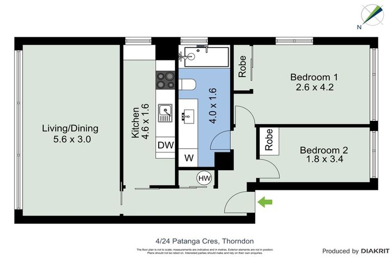 Photo of property in 4/24 Patanga Crescent, Thorndon, Wellington, 6011