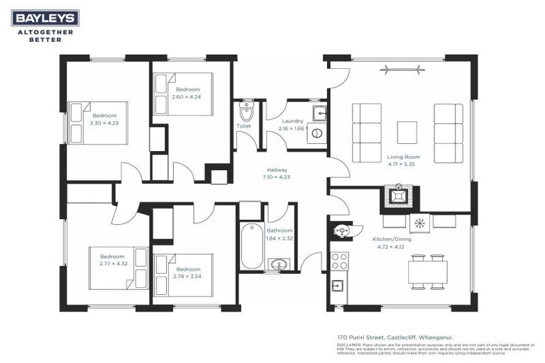 Photo of property in 170 Puriri Street, Castlecliff, Whanganui, 4501