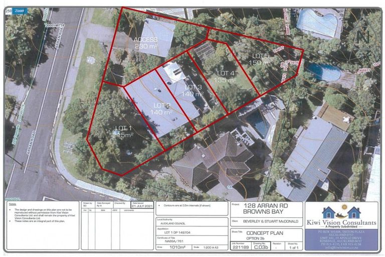 Photo of property in 128 Arran Road, Browns Bay, Auckland, 0630