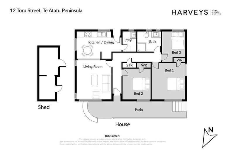 Photo of property in 12 Toru Street, Te Atatu Peninsula, Auckland, 0610