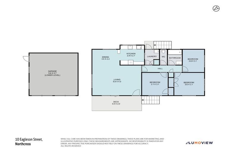 Photo of property in 10 Eagleson Street, Northcross, Auckland, 0632