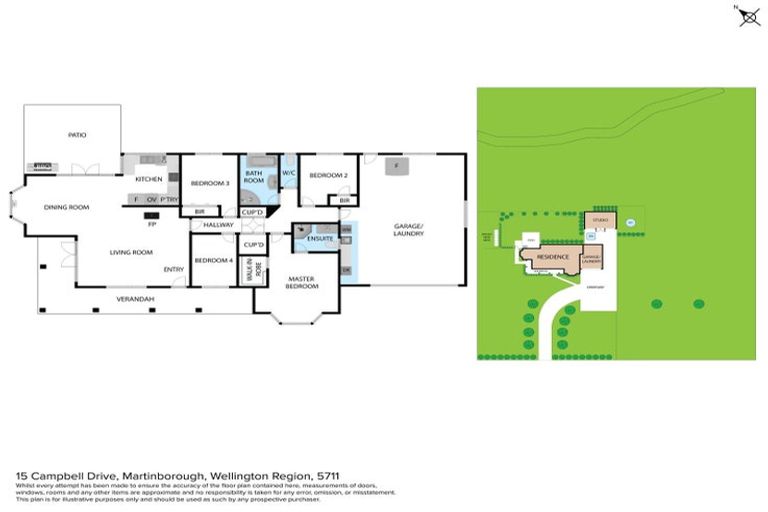 Photo of property in 15 Campbell Drive, Martinborough, 5711