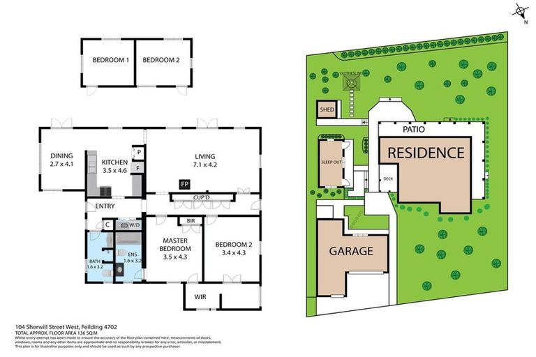 Photo of property in 104 Sherwill Street West, Feilding, 4702