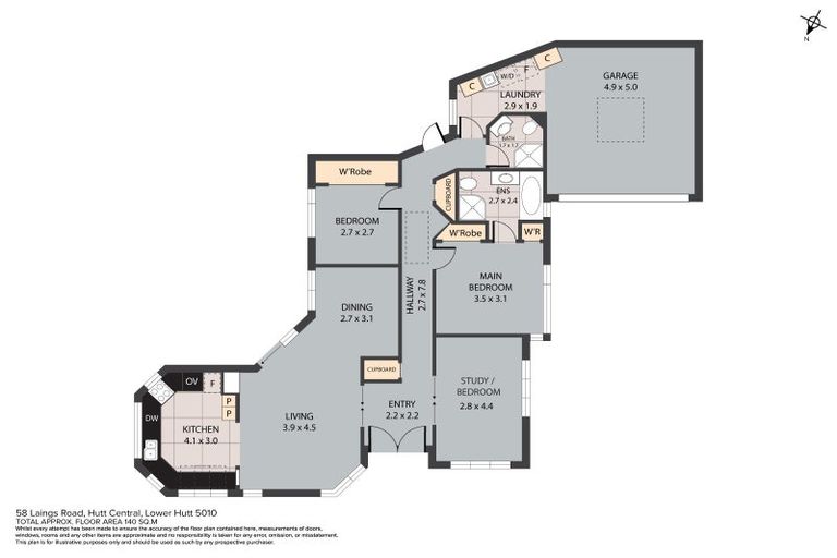 Photo of property in 58 Laings Road, Hutt Central, Lower Hutt, 5010