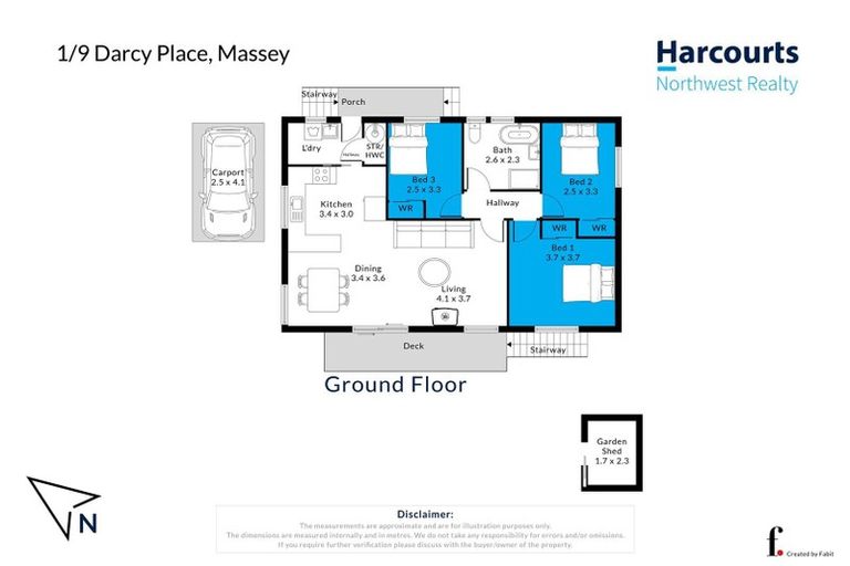 Photo of property in 1/9 Darcy Place, Massey, Auckland, 0614