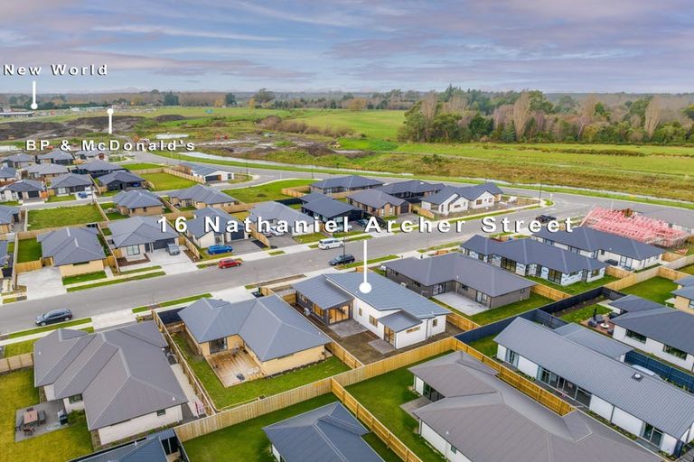 Photo of property in 16 Nathaniel Archer Street, Woodend, 7610