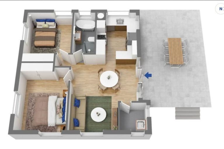 Photo of property in 2/72 Onewa Road, Northcote Point, Auckland, 0627