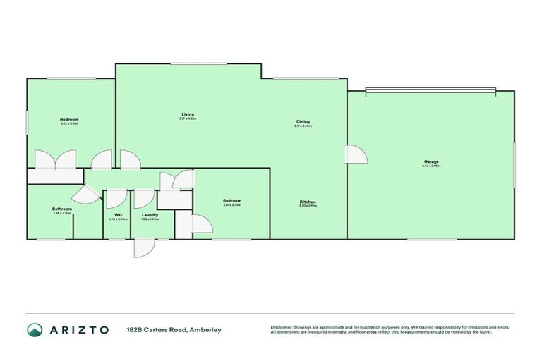 Photo of property in 182b Carters Road, Amberley, 7410