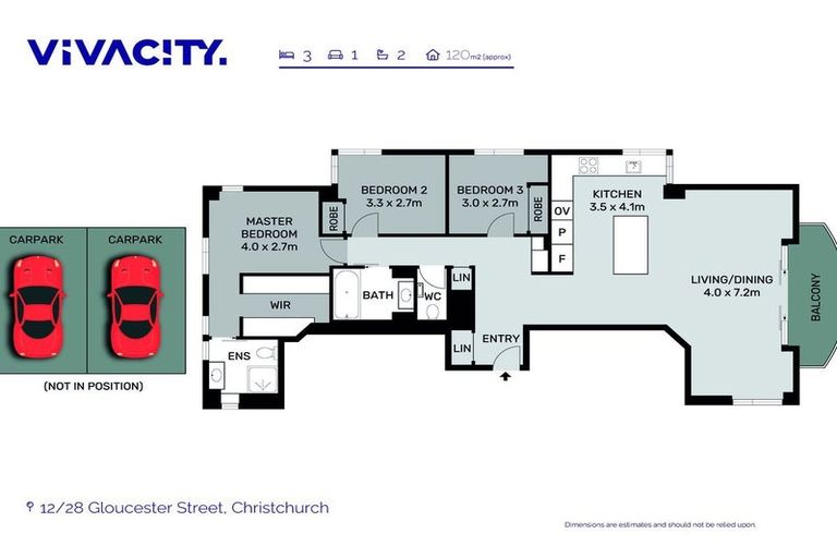 Photo of property in Gloucester Towers, 12/28 Gloucester Street, Christchurch Central, Christchurch, 8013