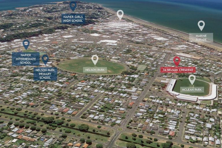 Photo of property in 74 Nelson Crescent, Napier South, Napier, 4110