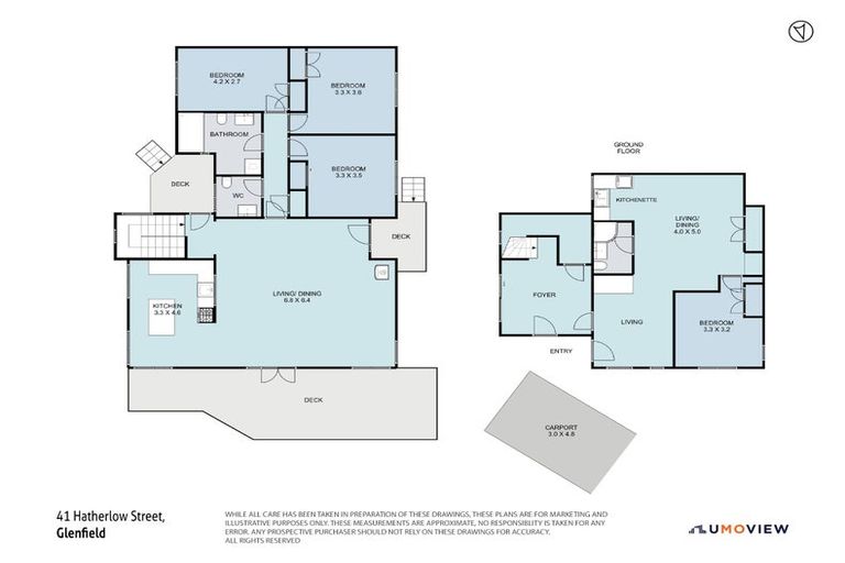 Photo of property in 41 Hatherlow Street, Glenfield, Auckland, 0629