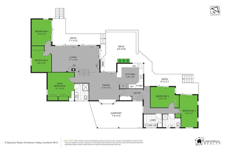 Photo of property in 7 Opanuku Road, Henderson Valley, Auckland, 0612