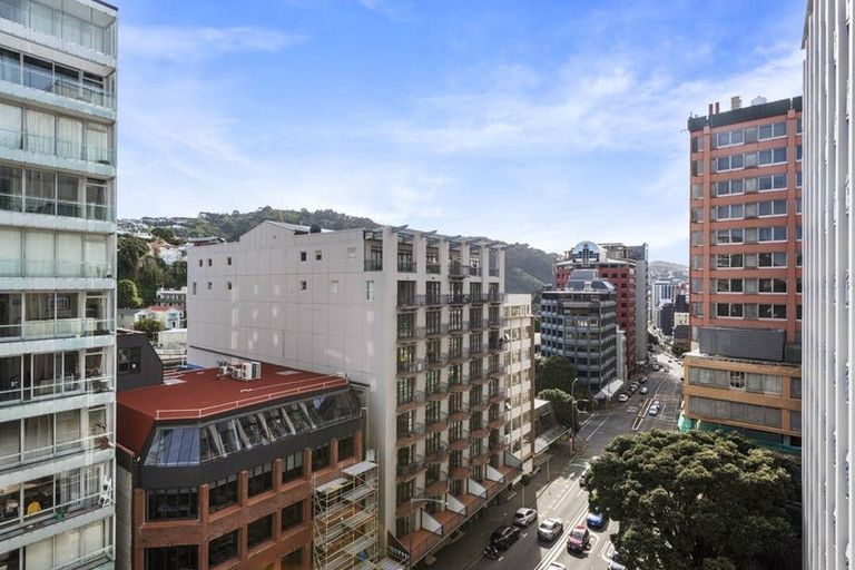 Photo of property in Terrace Heights Apartments, 8c/163 The Terrace, Wellington Central, Wellington, 6011