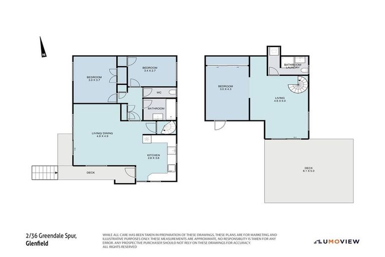 Photo of property in 2/36 Greendale Spur, Glenfield, Auckland, 0629