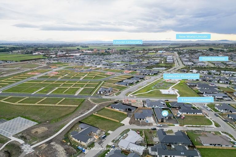 Photo of property in 4 Hollard Crescent, Lincoln, 7608