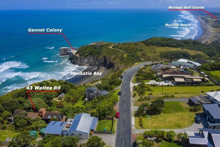 Photo of property in 43 Waitea Road, Muriwai, Waimauku, 0881