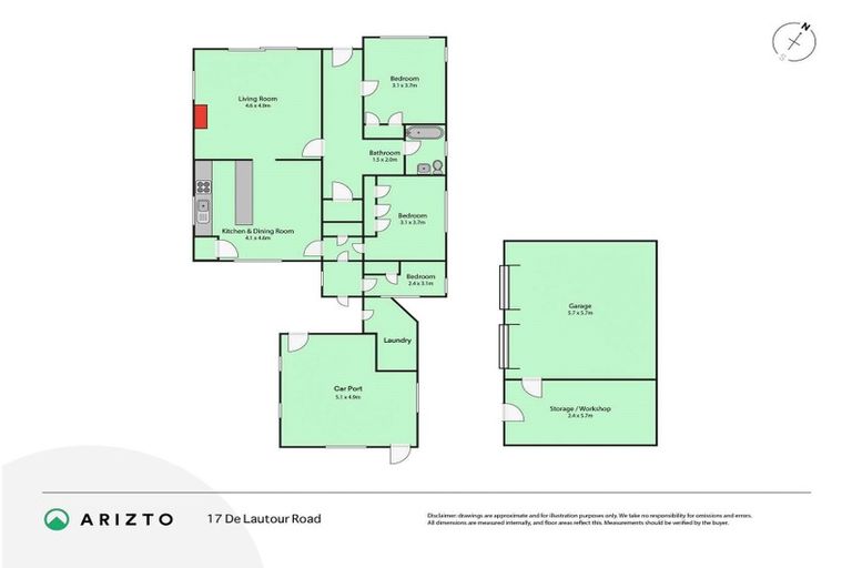 Photo of property in 17 De Lautour Road, Kaiti, Gisborne, 4010