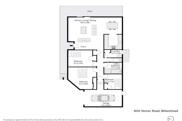 Photo of property in 1/85 Verran Road, Birkenhead, Auckland, 0626