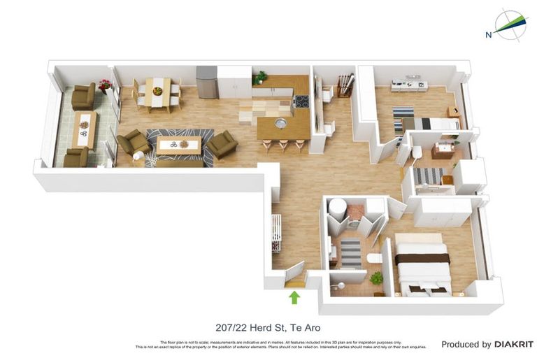 Photo of property in Chaffers Dock, 207/22 Herd Street, Te Aro, Wellington, 6011