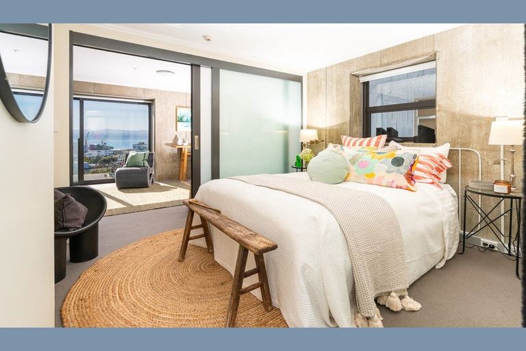 Photo of property in Frame Apartments, 601/111 Molesworth Street, Thorndon, Wellington, 6011