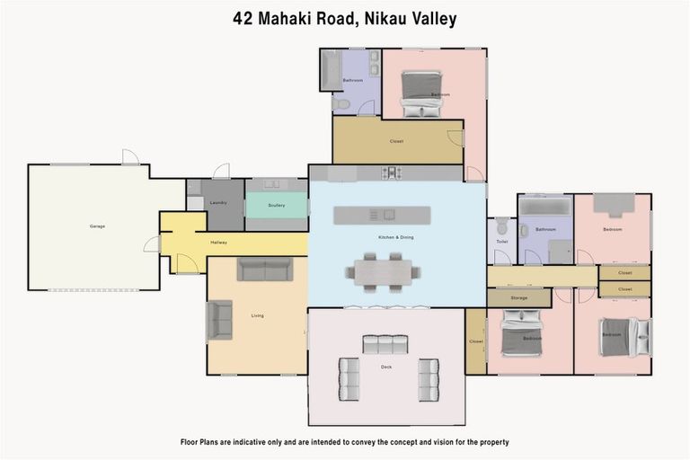Photo of property in 42 Mahaki Road, Nikau Valley, Paraparaumu, 5032