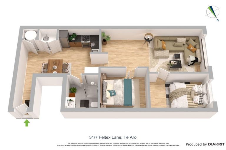 Photo of property in Dixonlane Apartments, 31/7 Feltex Lane, Te Aro, Wellington, 6011