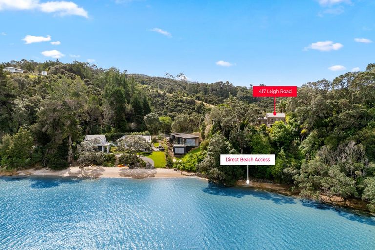 Photo of property in 417 Leigh Road, Whangateau, 0985