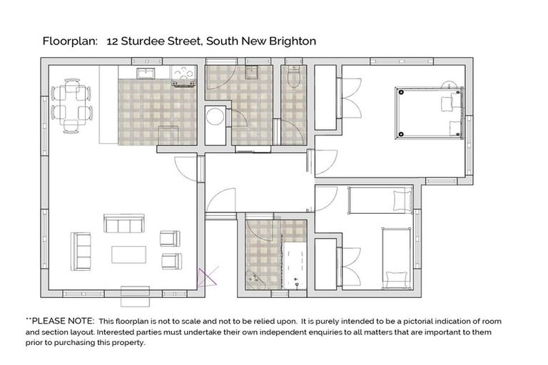 Photo of property in 12 Sturdee Street, South New Brighton, Christchurch, 8062