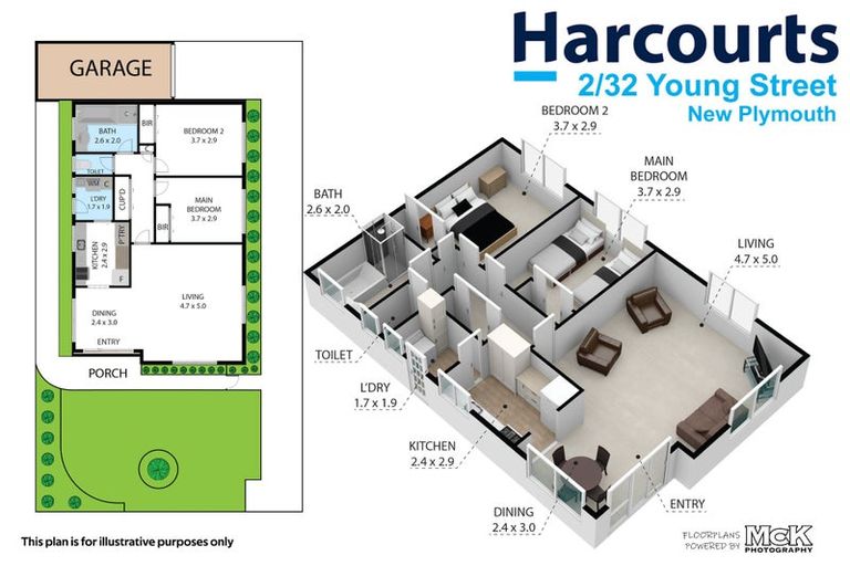 Photo of property in 2/32 Young Street, New Plymouth, 4310