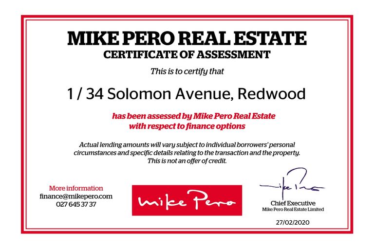 Photo of property in 1/34 Solomon Avenue, Redwood, Christchurch, 8051