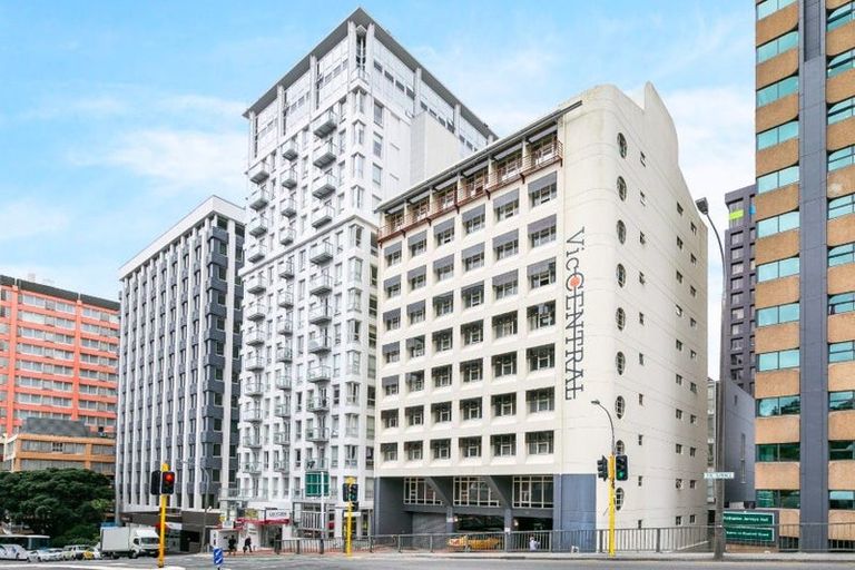 Photo of property in Orange Apartments/victoria Centr, 705/169 The Terrace, Wellington Central, Wellington, 6011