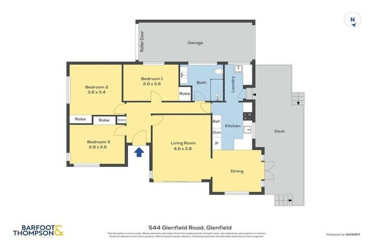 Photo of property in 544 Glenfield Road, Glenfield, Auckland, 0629