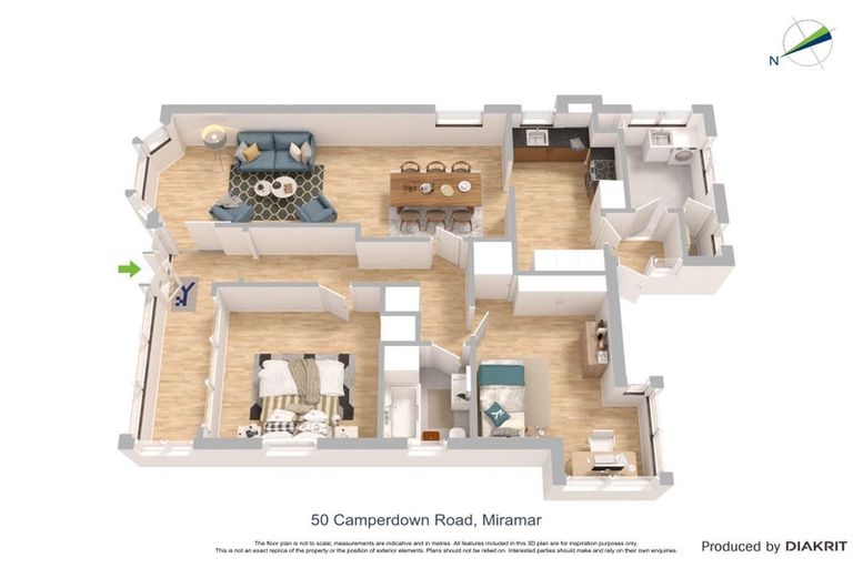 Photo of property in 50 Camperdown Road, Miramar, Wellington, 6022