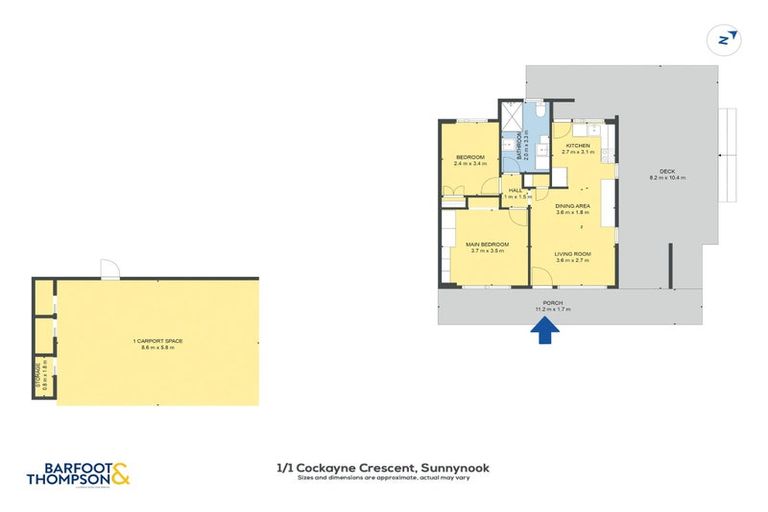 Photo of property in 3/1 Cockayne Crescent, Sunnynook, Auckland, 0620