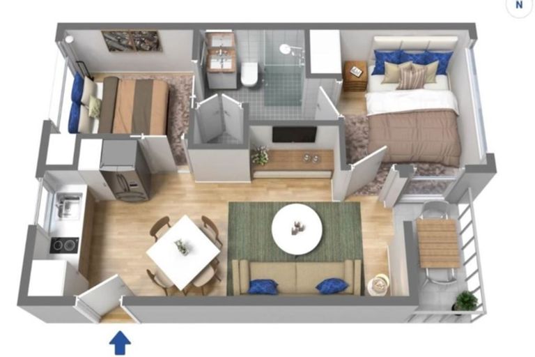 Photo of property in 416/5 Howe Street, Freemans Bay, Auckland, 1011