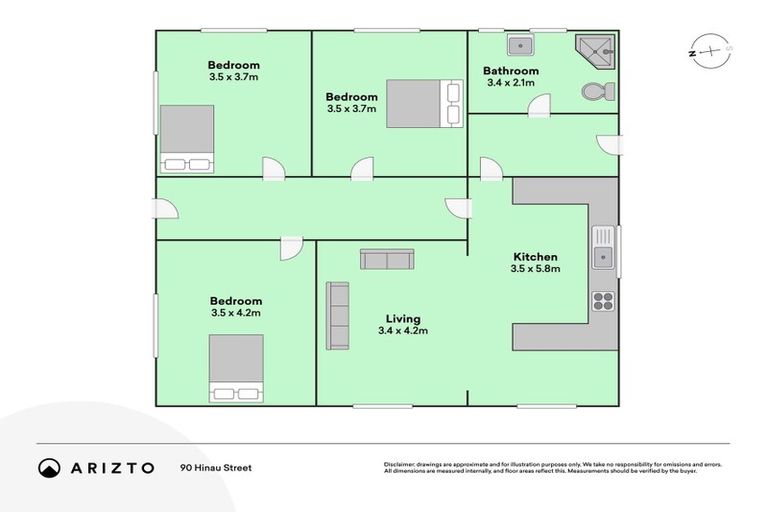 Photo of property in 90 Hinau Street, Castlecliff, Whanganui, 4501