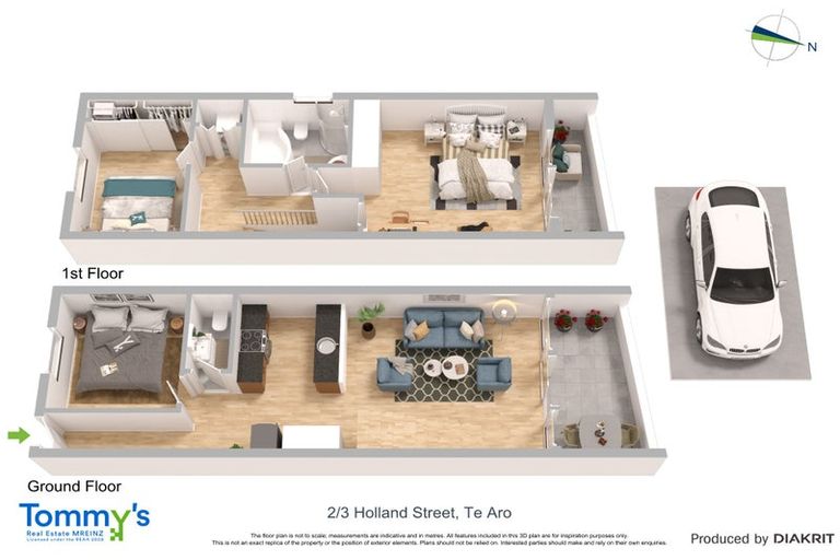 Photo of property in Hb Apartments, 2/3 Holland Street, Te Aro, Wellington, 6011