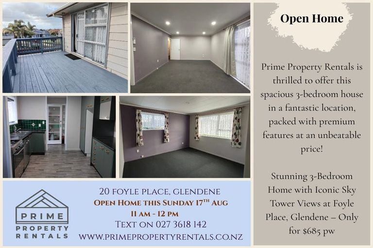 Photo of property in 20 Foyle Place, Glendene, Auckland, 0602