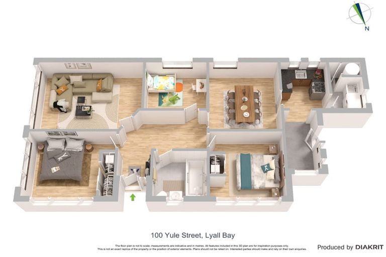 Photo of property in 100 Yule Street, Lyall Bay, Wellington, 6022