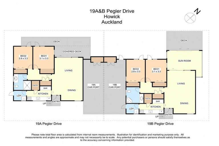 Photo of property in 1-2/19 Pegler Drive, Howick, Auckland, 2014