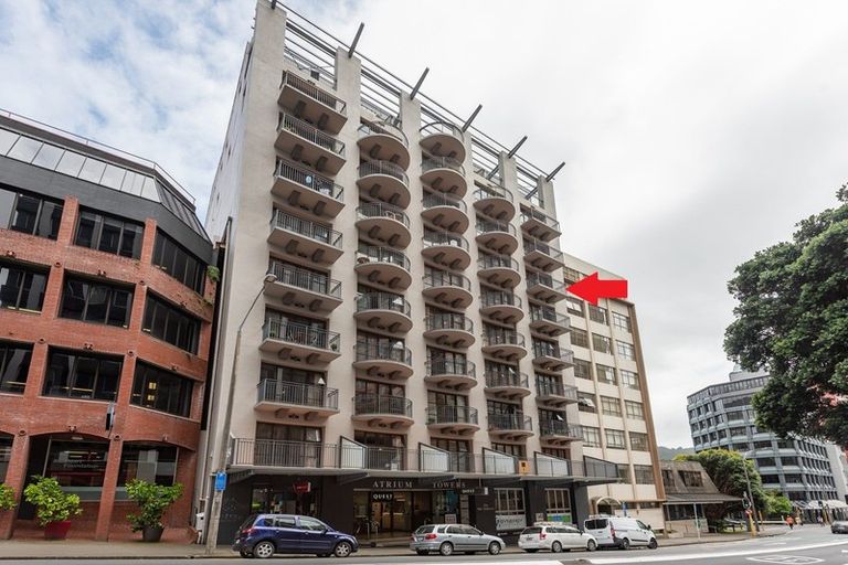 Photo of property in Atrium Towers, 6a/154 The Terrace, Wellington Central, Wellington, 6011