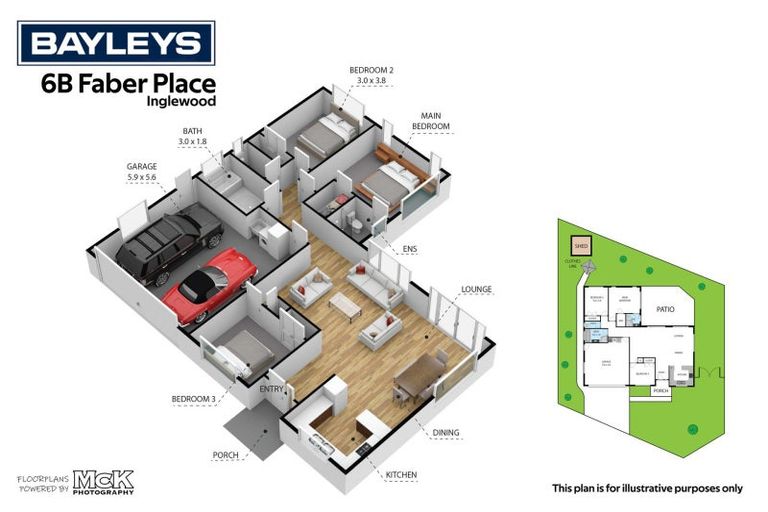 Photo of property in 6b Faber Place, Inglewood, 4330