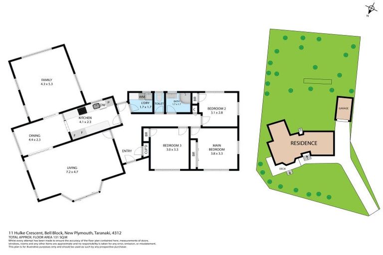 Photo of property in 11 Hulke Crescent, Bell Block, New Plymouth, 4312