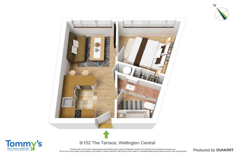 Photo of property in Hume House, 9/152 The Terrace, Wellington Central, Wellington, 6011