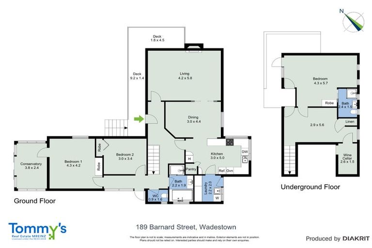 Photo of property in 189 Barnard Street, Wadestown, Wellington, 6012