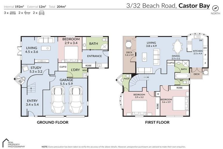 Photo of property in 3/32 Beach Road, Castor Bay, Auckland, 0620