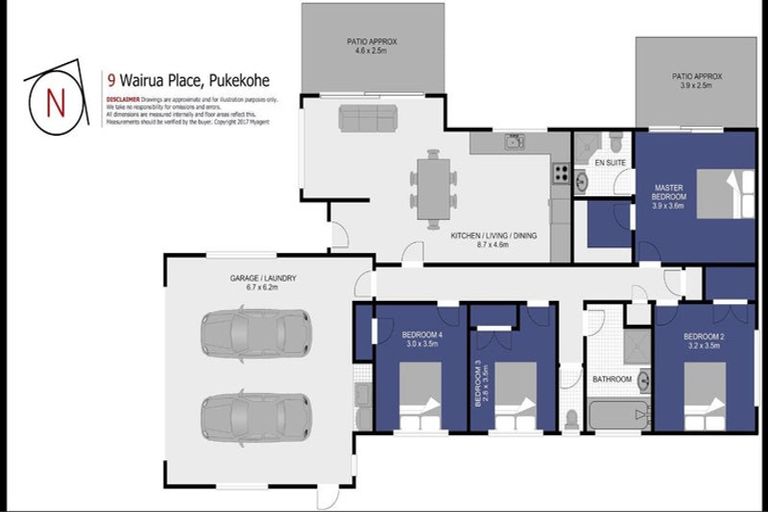 Photo of property in 9 Wairua Place, Pukekohe, 2120