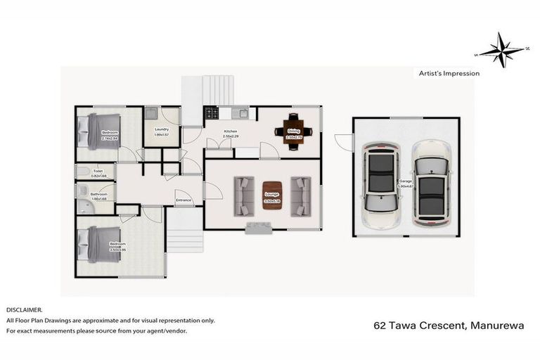 Photo of property in 62 Tawa Crescent, Manurewa, Auckland, 2102