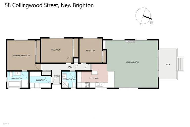 Photo of property in 58 Collingwood Street, New Brighton, Christchurch, 8061