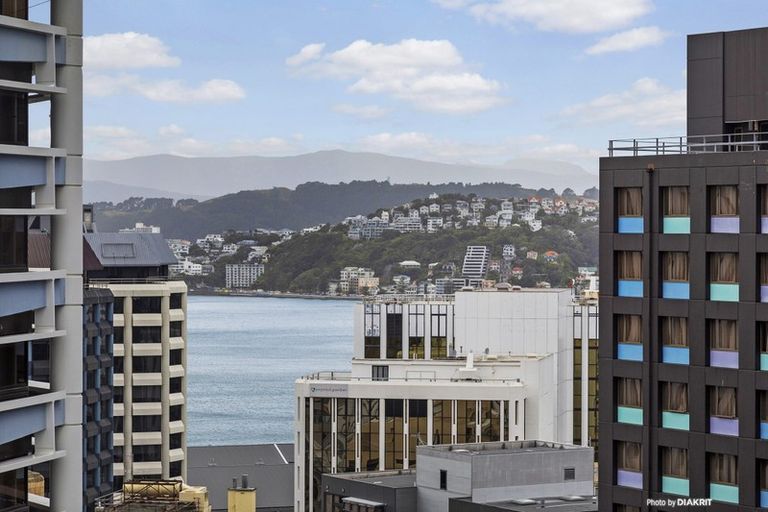 Photo of property in Terrace Heights Apartments, 8e/163 The Terrace, Wellington Central, Wellington, 6011